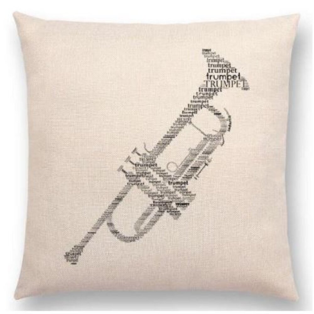Trumpet Pillow Cover